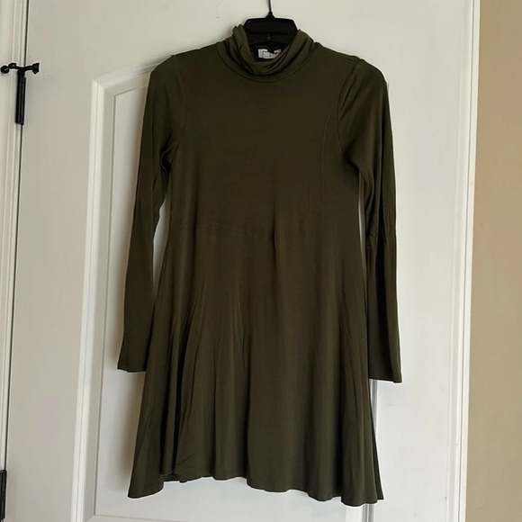 Lulu’s Sway, Girl, Sway! Olive Green Swing Dress XS - Picture 5 of 6